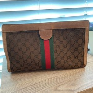 Gucci Vintage Clutch Cosmetics Bag